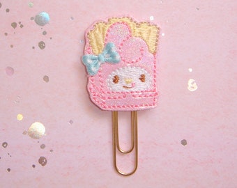Pink Fries Friend Planner Paperclip