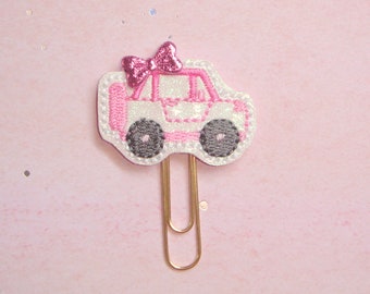 Pink Car Planner Paperclip