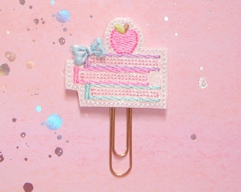 Apple School Books Planner Paperclip