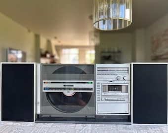 Sharp vinyl player for both sides VZ-3000 With Sharp speakers