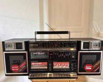 Vintage Sharp 939 Z Black
