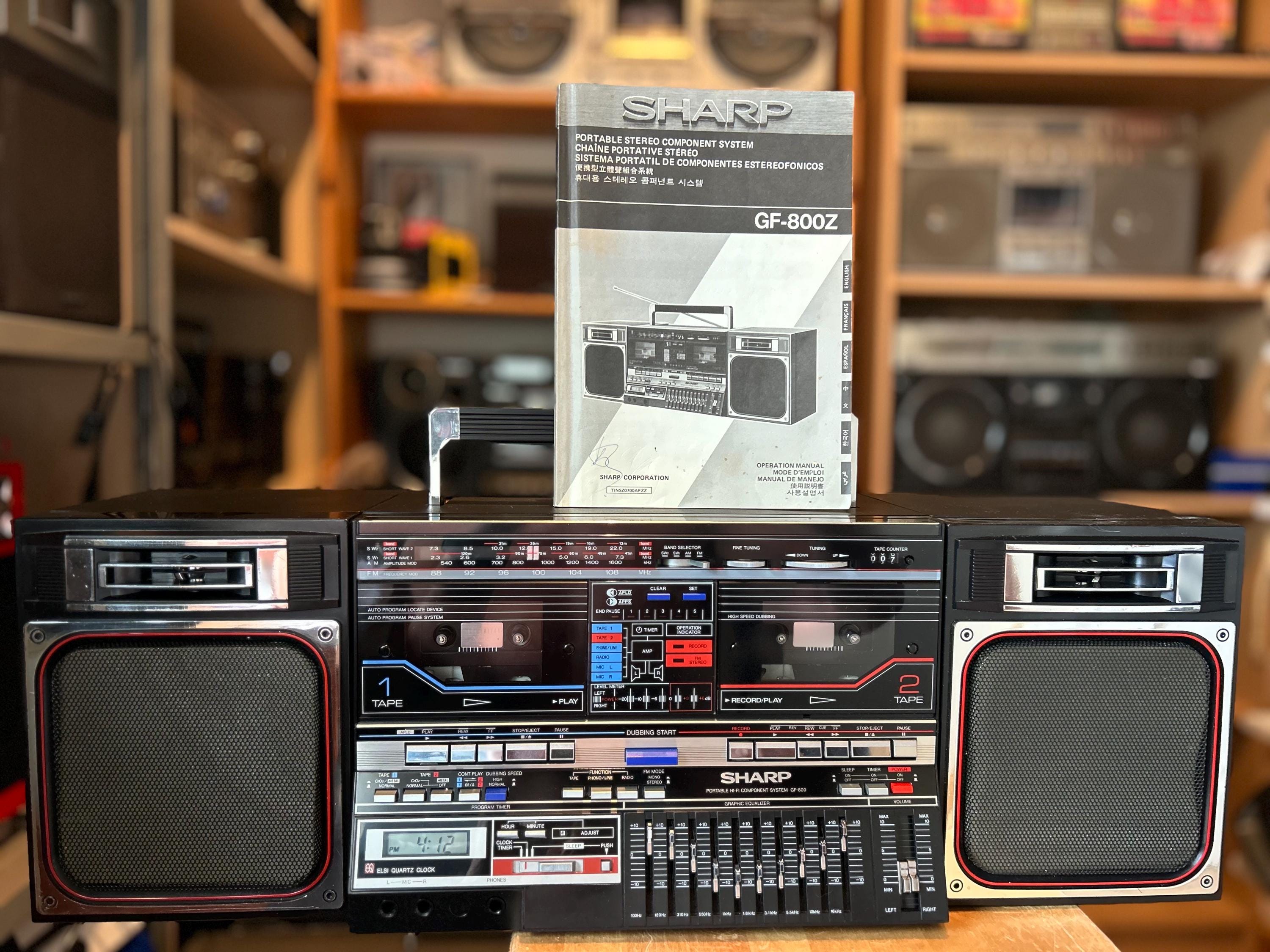 Sharp 800 Black - Like New With Original Instructions and Diagram
