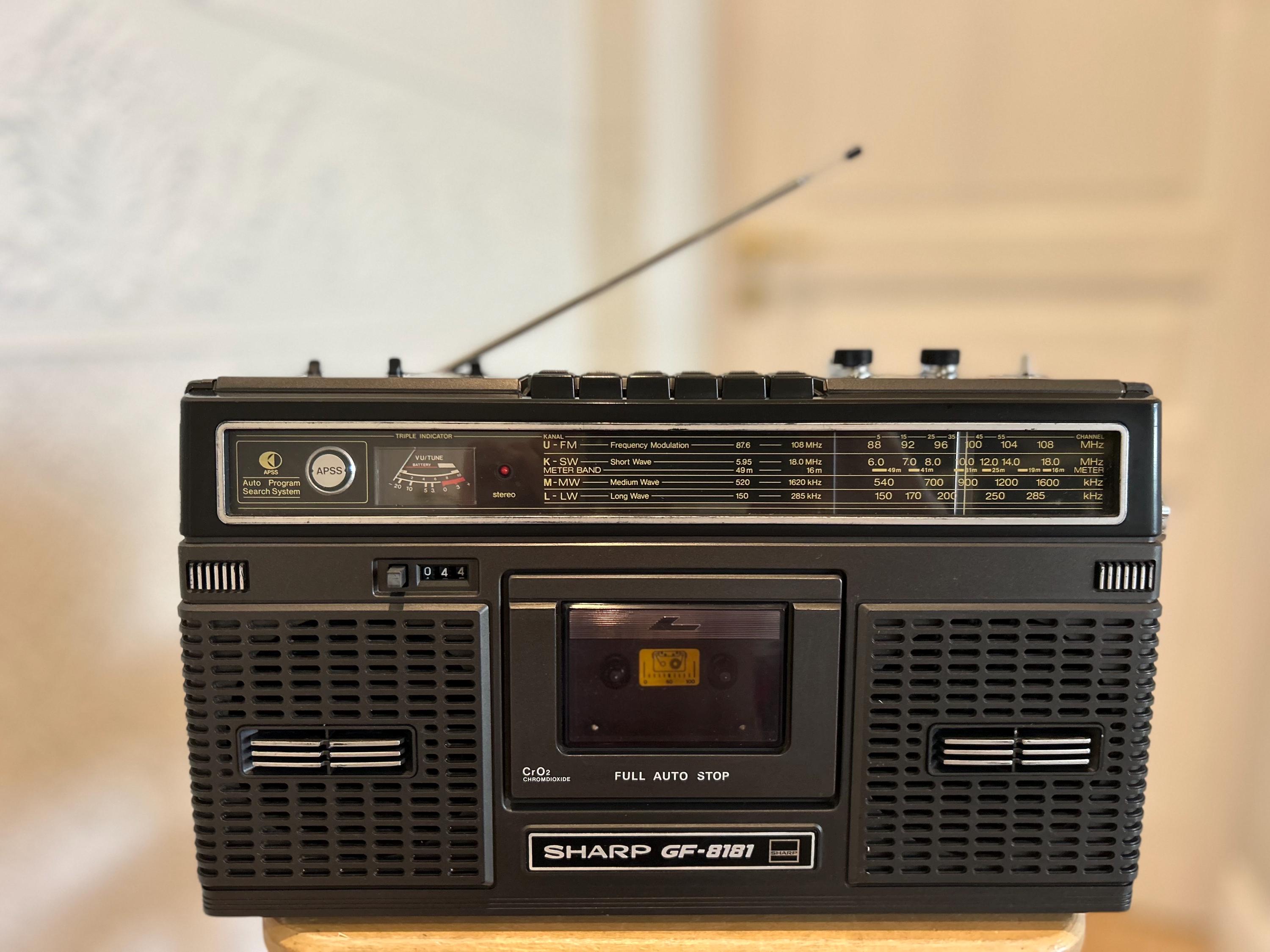 Sharp radio 80s - Etsy 日本