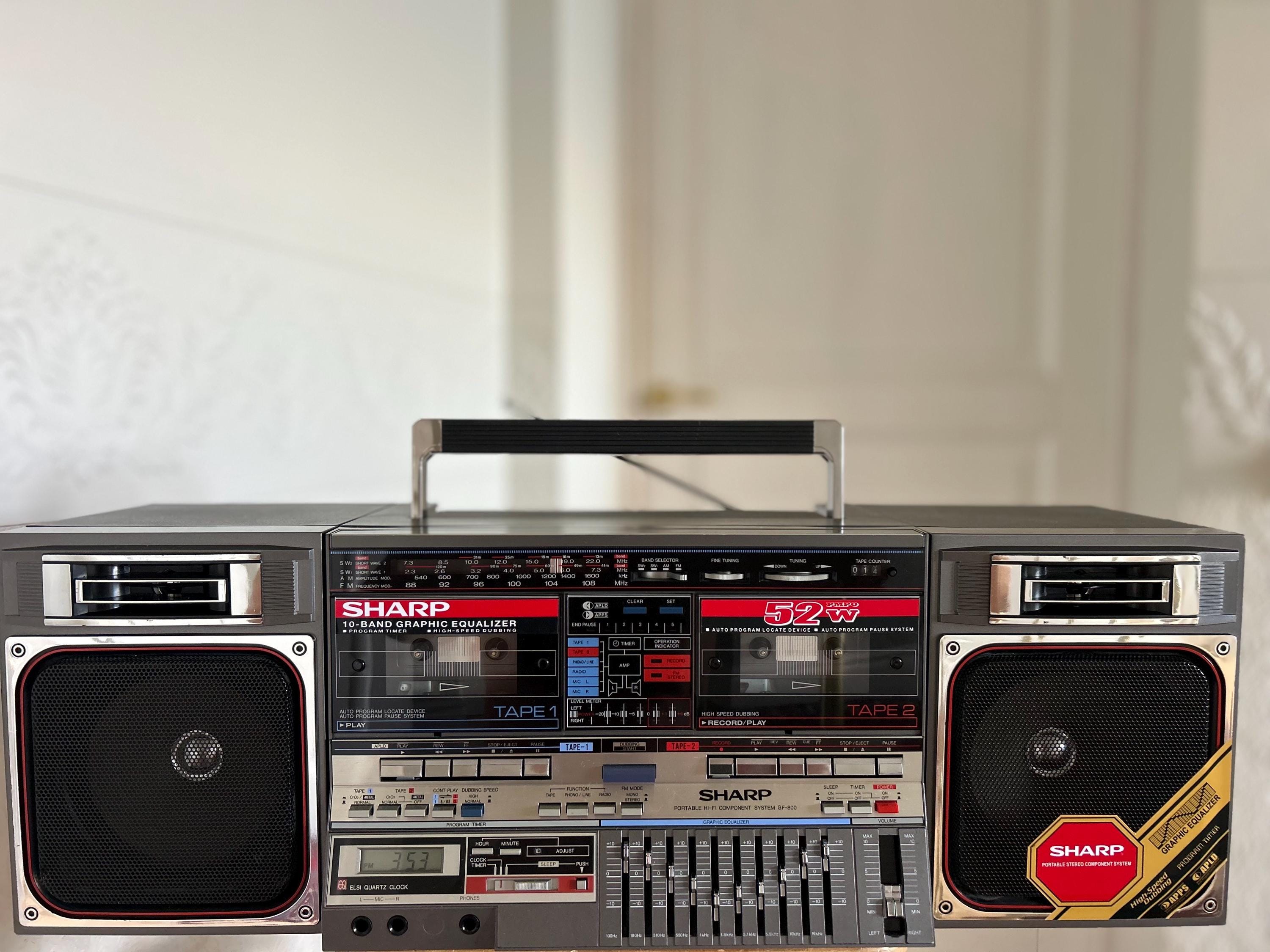 Sharp radio 80s - Etsy 日本