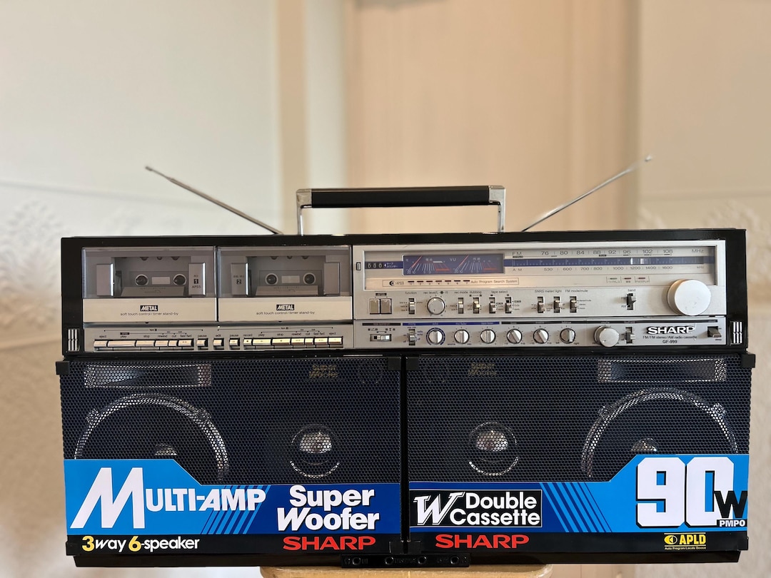 Sharps GF- 777 Older Broth Sharp 999 Black Editoin. Boombox - Etsy