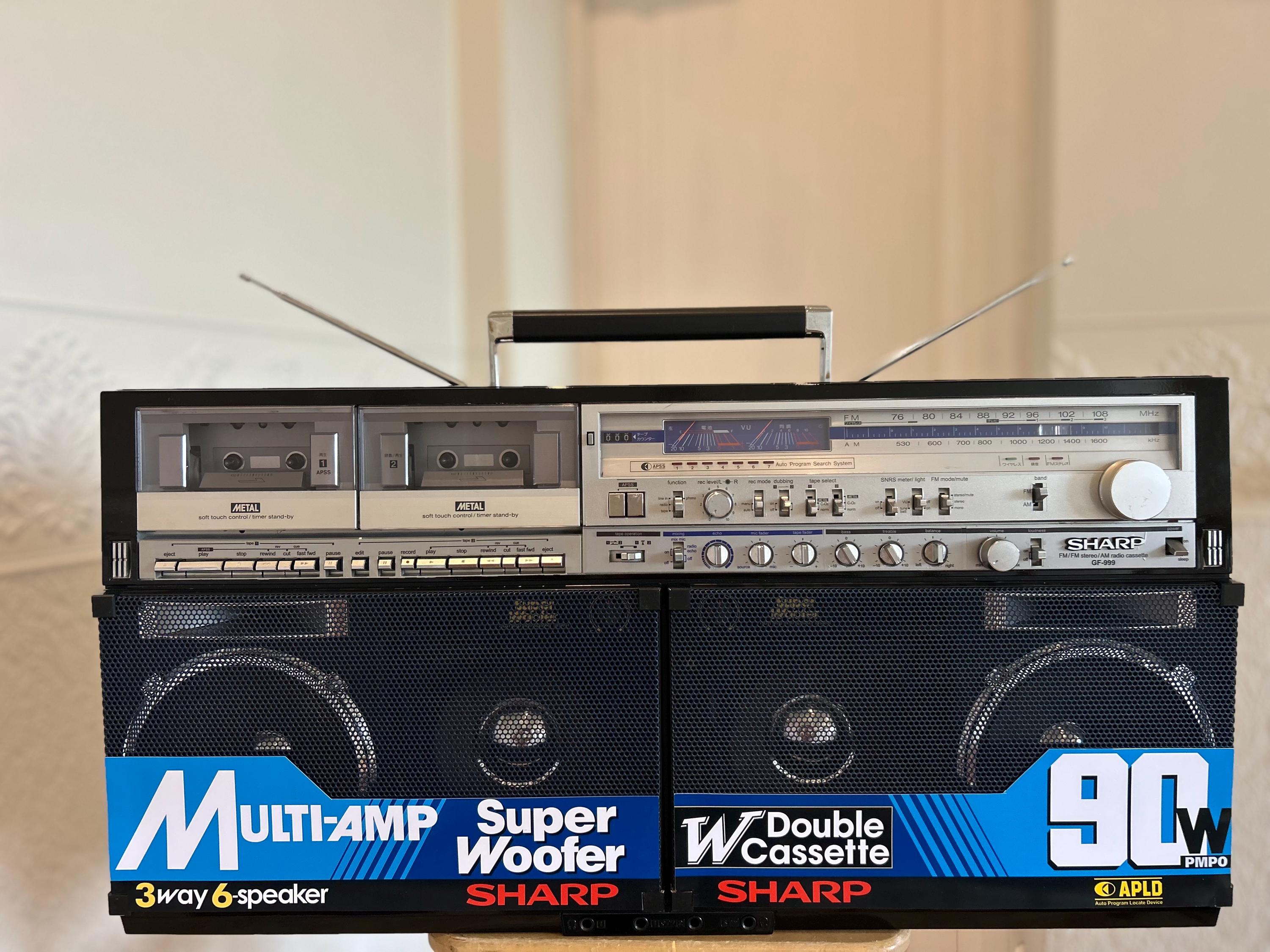 Sharps GF- 777 Older Broth Sharp 999 Black Editoin. Boombox - Etsy