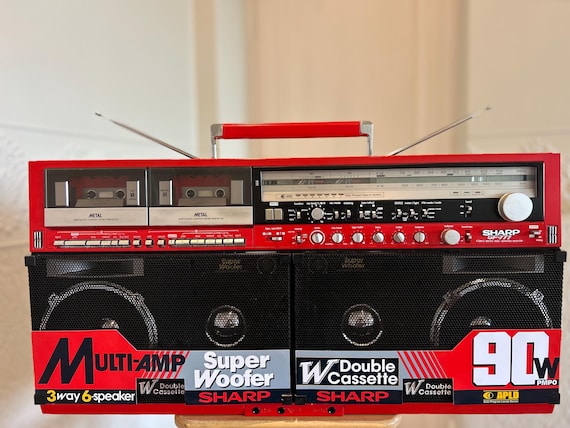 Sharp GF-777 (real GF 909) Red/black Editoin Boombox - Etsy