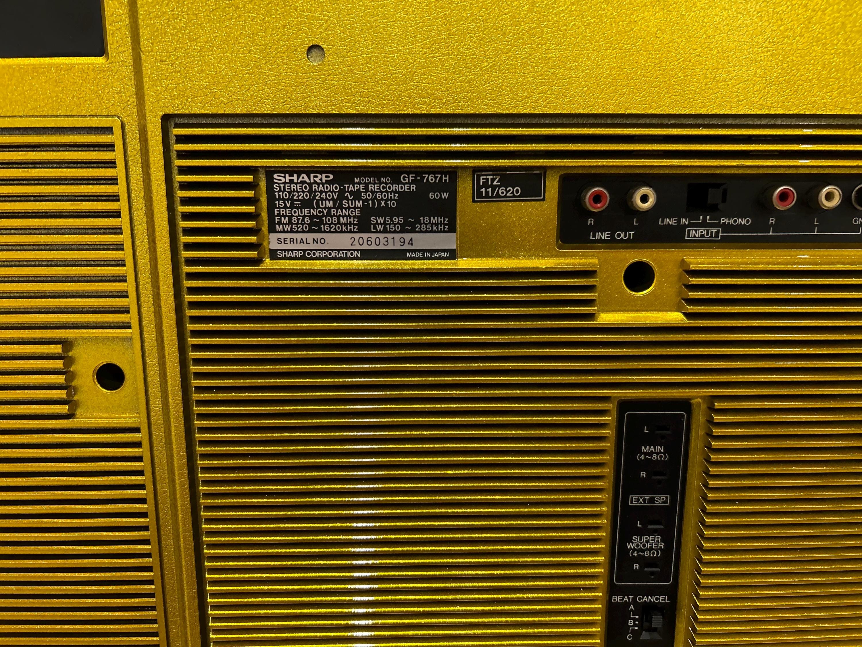 Sharp 767 Gold - Etsy