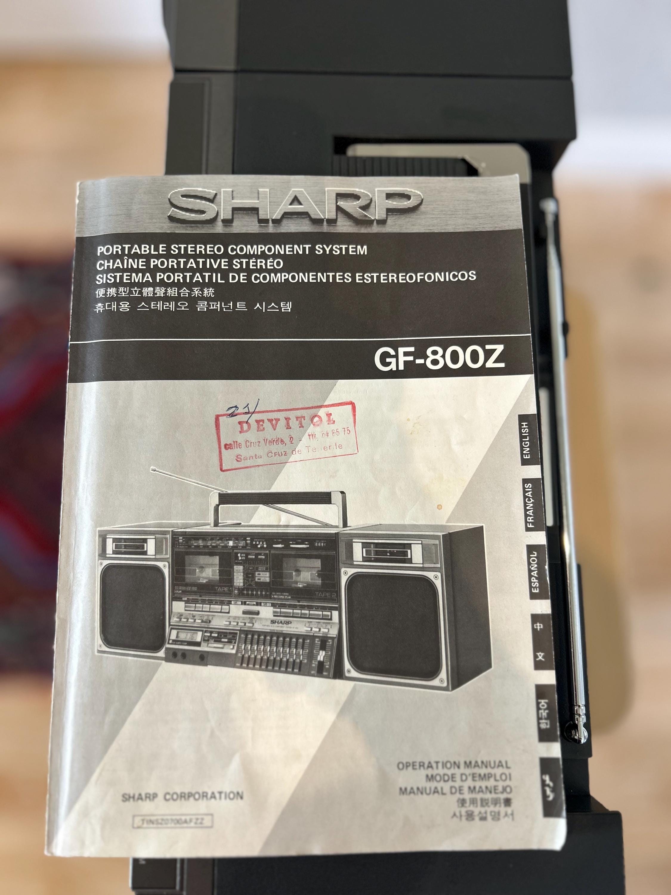 Sharp 800 Dark Gray - Like New With Original Instructions and
