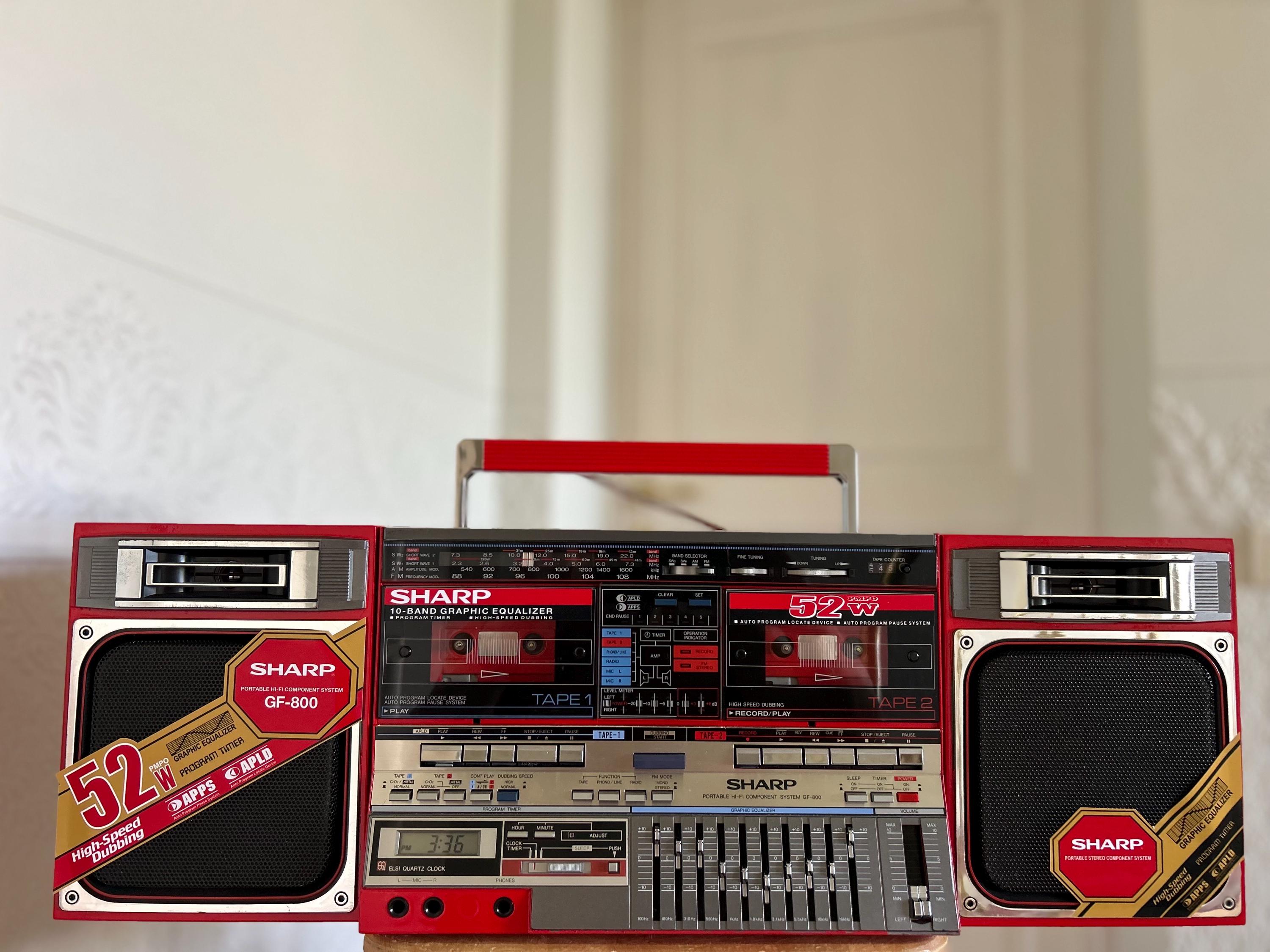 Sharp radio 80s - Etsy 日本