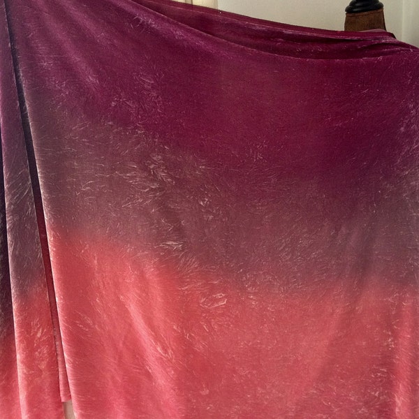 Magenta Silk Fabric Etsy