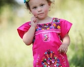 Baby Girls Mexican Dress with Embroidery