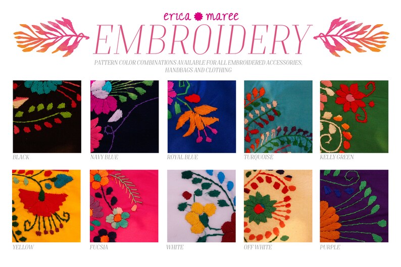 SALE Clutch Mexican Embroidery FREE SHIPPING Oversized image 2