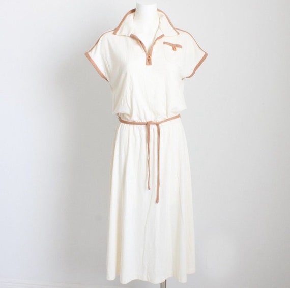 Vintage Nancy Greer Belted Shirt Dress Frances La… - image 3