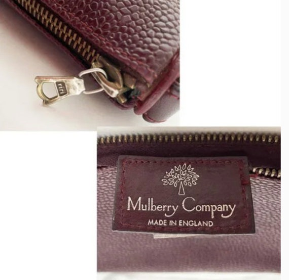 Mulberry Clutch Bag Pouch Caviar Leather Vintage - image 8