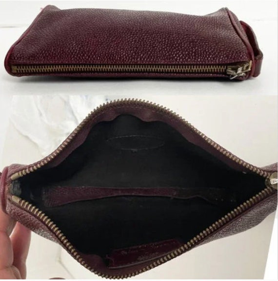 Mulberry Clutch Bag Pouch Caviar Leather Vintage - image 7