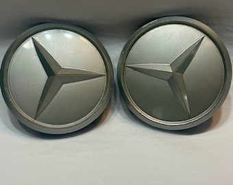 Original Mercedes Bundt Wheel Center Cap R107 W115 W116 W123 W126 Lot of 2