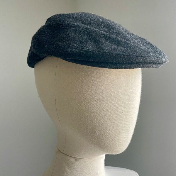 Brooks Brothers Cabbie Hat Gray Wool Newsboy Flat Cap Men’s Adult L