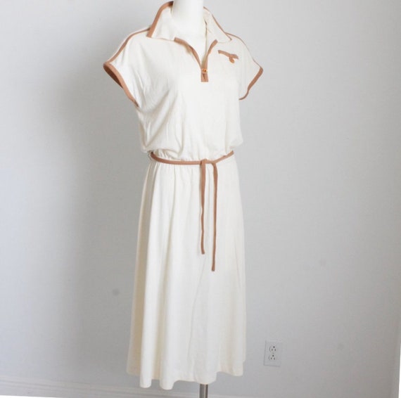 Vintage Nancy Greer Belted Shirt Dress Frances La… - image 2