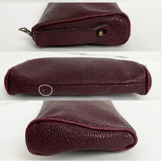Mulberry Clutch Bag Pouch Caviar Leather Vintage - image 6