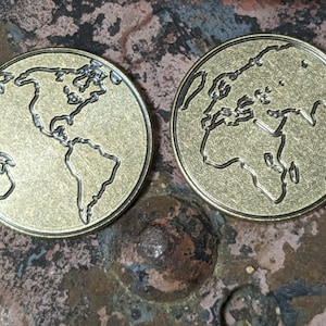 Brass Earth Coin