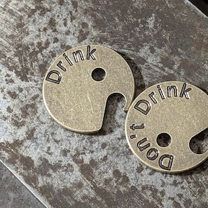 The Whale Brass Bottle Opener Decision Coin