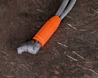 The 9 Orange G10 Bead and a Free Paracord Lanyard