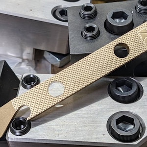 Brass Knurled Pattern Pry Bar