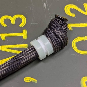 Small Jade Green G10 Lanyard Bead and a Free Paracord Lanyard