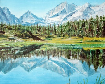 Mountain Reflections print - 8 x 10 - Digital download also