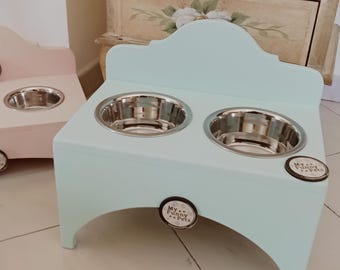 Porta cuencos GATOS PERROS Gatos y perros Shabby Chic hechos en Italia gatitos gato perro hecho en Italia gatos perros porta cuencos cuencos MASCOTAS