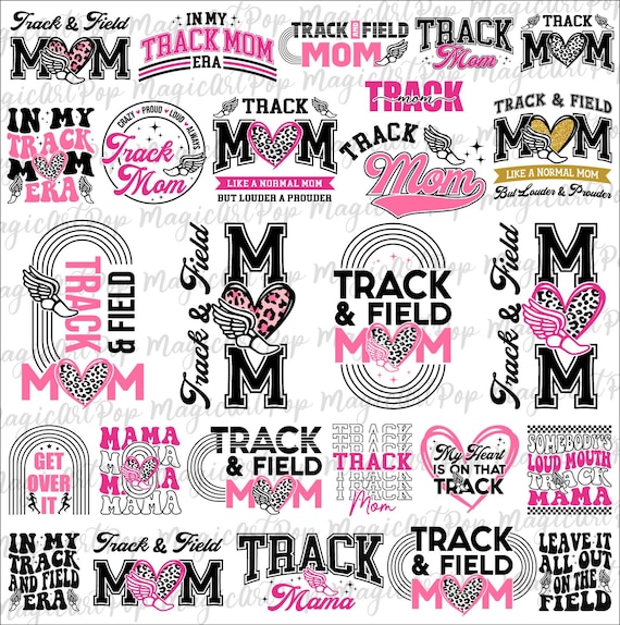 Track And Field Mom Svg Png Bundle, Loud and Proud Track Mom Svg, Track mama Svg, Track and Field Leopard Png, Track Mom Svg, Sports Mom Svg
