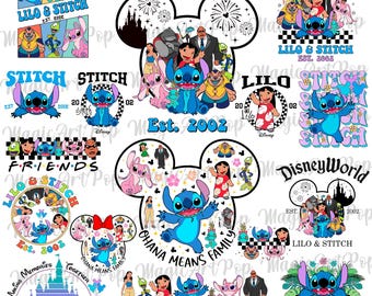 Bundle Blue Alien Head Design PNG, Birthday Trip Png, Family Vacation Png, Head Friends Png, Magical Kingdom Png, Friend Squad Png