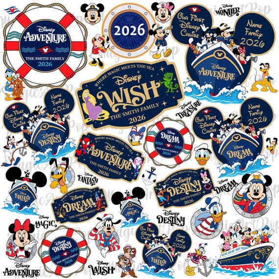 Cruise Line Door Magnets Svg Png Bundle, Friends Cruise Line Svg, Cruise Decor Sticker Png, Family Cruise Vacation Svg Cut Files Sublimation