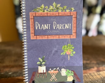 Houseplant Care Journal | Indoor Plant Tracker | Plant Growth Log Book | Plant Parent Notebook | Yearly Plant Care Planner