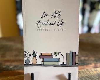 Book Review Journal | Reading Log Book | Reader List Planner | Track Reads | Book Lover Gift | Home Library Notebook | Literary Gift