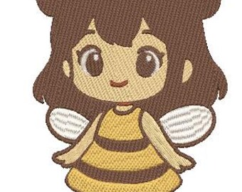 Motivo Kawaii con personaggi carini da ricamare | Stile minimalista doodle a macchina