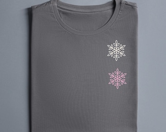 Motivo per ricamo a fiocco di neve geometrico – Diverse misure da 5 a 25 cm – 7 colori – File per macchina da ricamo