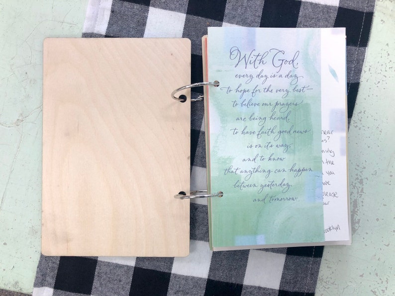 Love Notes Wood Card Keeper Holder Engagement Wedding Engraved Etsy