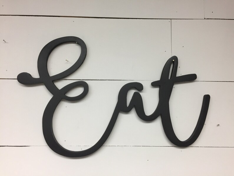 Eat Word Wood Cut Wall Art Sign Kitchen Restaurant Decor Etsy eat-word-wood-cut-wall-art-sign-kitchen-restaurant-decor-etsy