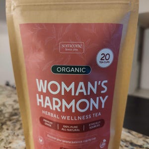 Women's Harmony Organic Tea | Caffeine-Free Herbal Blend for Daily Wellness & Balance | SomeoneLovesYou Teas