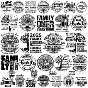 Bundle Family Reunion 2025 Svg Png, Our Roots Run Deeper Svg, Family Vacation Svg, Tree Of Life Svg, Our Love Runs Deeper Svg, Tree with roots
