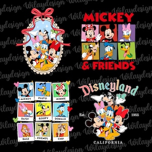 Bundle Mouse And Co 1928 Png, Mouse And Friends Png, Family Vacation Png, Family Birthday Boy Girl Png, Mickey Design Shirts Magical Kingdom image 6