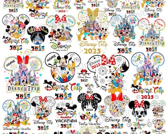 Family Vacation 2025 Png Bundle, Family Trip 2025 Png, Vacay Mode 2025 Png, Friend Squad Png, Vacay Mode Png, Magical Kingdom Png, Only Png