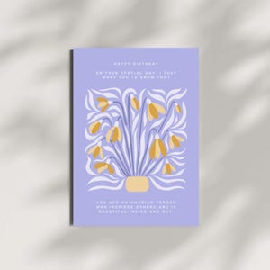 Geschenkkarte für Geburtstag "Happy Birthday“ - Geburtstag • Geschenk • Papierkarte • Geschenkkarte • Freundschaft • Ästhetisch