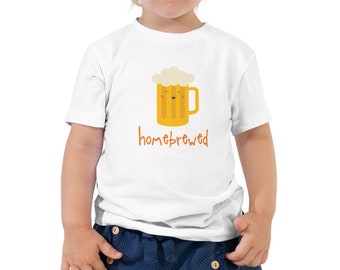 camiseta casera para niños pequeños de cerveza en tallas 2T a 5T