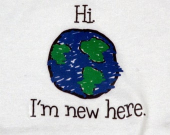 New Here world baby onsie/ body en tallas NB hasta 24 meses