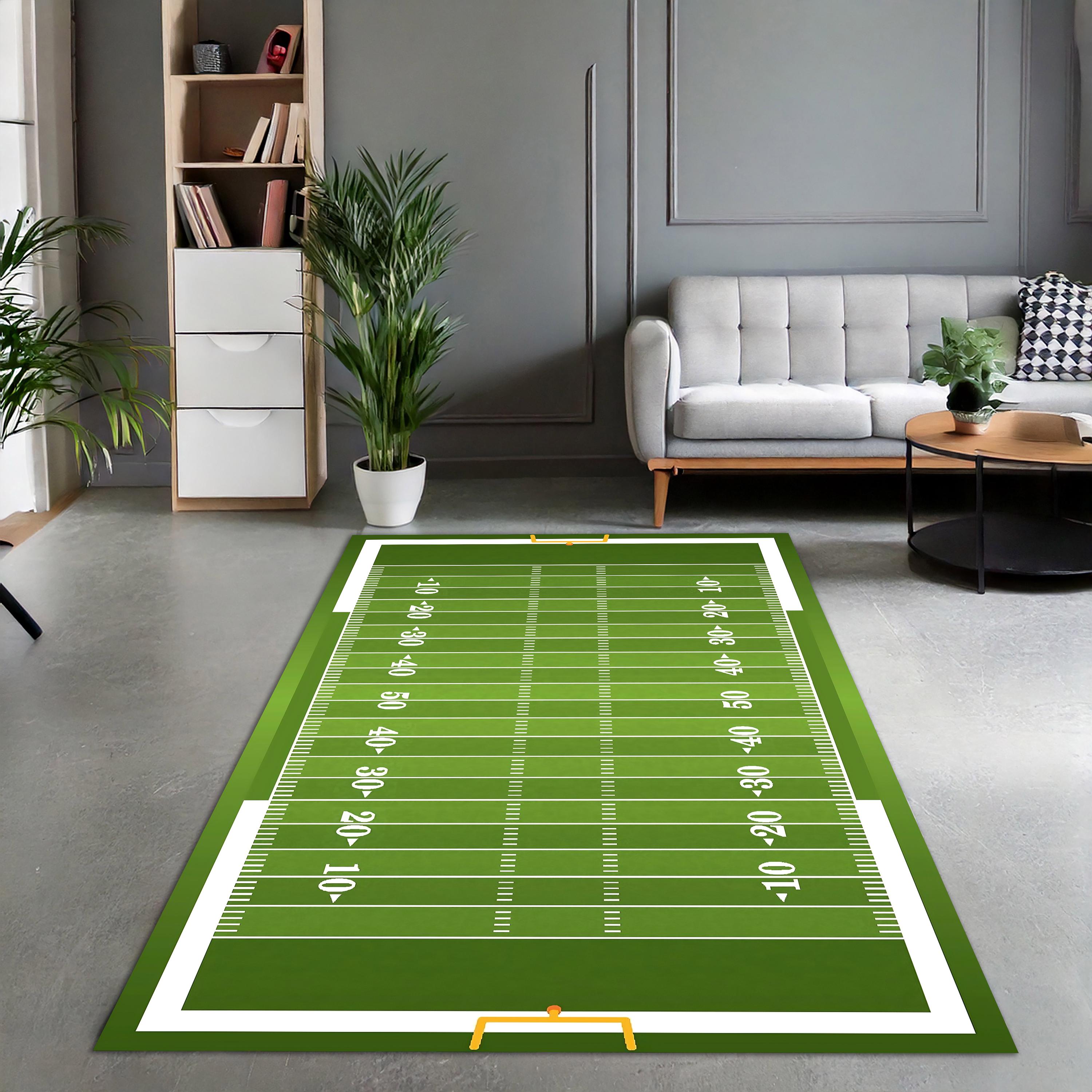 Cu Football Rug Team Spirit American Football Rug – Sports-themed Kids & Teen Bedroom ...