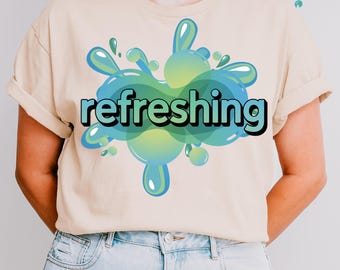 Refreshing PNG | Summer Drink Sublimation | Cold Beverage Clipart | Fresh Juice PNG | Cute Summer Graphic | Digital Download for T-Shirts