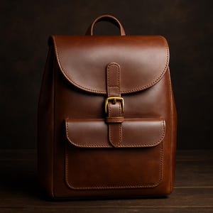 Rucksack Ledertasche Schnittmuster – PdF SVG DXF – DIY Leathercraft Template & Anleitung
